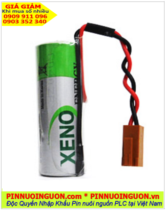 XENO XL-060F; Pin nuôi nguồn XENO XL-060F lithium 3.6v AA 2400mAh, Xuất xứ Hàn Quốc (ZẮC CẮM)